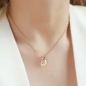 CELOVIS Jiwinci Interlocking Heart Necklace