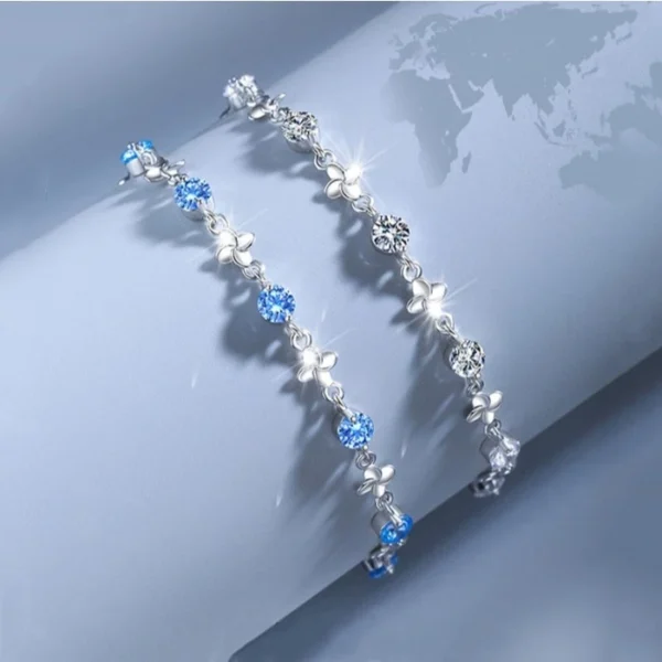 LOCKEND Four Leaf Clover CZ Bracelet