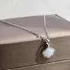 Pearl Shell Butterfly Pendant Necklace