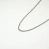 Plenty Fabian Box Chain Necklace Silver