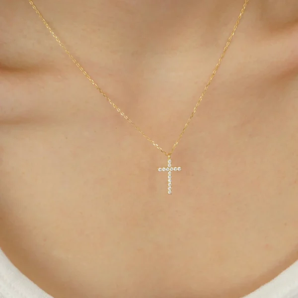 sg-11134201-7rd4t-m7tk6h8lv29pd1.webp Plenty Arielle Cross Necklace Gold