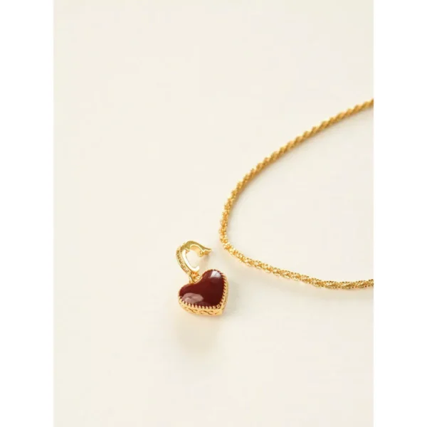Plenty Wrenna Reversible Heart Necklace