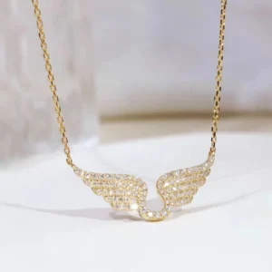 sg-11134201-8259y-mq4a5mqyr7d795.webp Alloy Angel Wings Pendant Necklace
